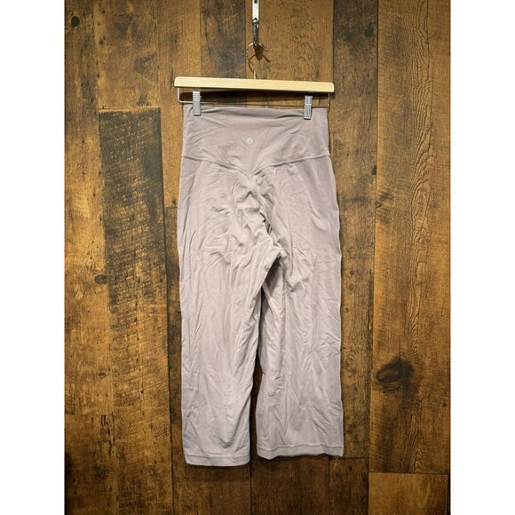 Lululemon Align Wide Leg Crop Violet Verbena Sz 6 EUC - Picture 3 of 7